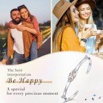 Celtic Knot Two-Tone Bracelet in Sterling Silver