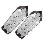 HZMAN Unisex Black Faux Leather Dragon Scale Wristbands