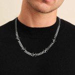 Barbed Wire Cuban Link Choker Necklace for All