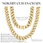 Chunky Cuban Link Chain Necklace in Gold/Silver