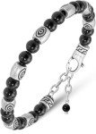 Evil Eye Black Obsidian Beaded Bracelet for All