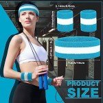 36-Piece Sweatband Set: Headbands & Wristbands Bundle