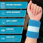 36-Piece Sweatband Set: Headbands & Wristbands Bundle