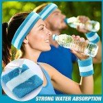36-Piece Sweatband Set: Headbands & Wristbands Bundle