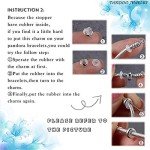 10-Pack Sterling Silver Spacer Beads for Charms