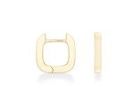 Miabella 18K Gold Plated Small Huggie Hoop Earrings