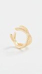 SHASHI Gold Stacey Pave Ear Cuff for Women