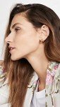 SHASHI Gold Stacey Pave Ear Cuff for Women