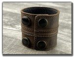 Stylish Leather Cuff Bracelet for Men and Women