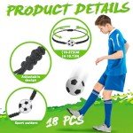Soccer Party Favor Bags and Bracelets Set