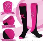 Pink Ribbon Hope Socks and Wristbands Set
