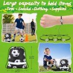 Soccer Party Favor Bags and Bracelets Set