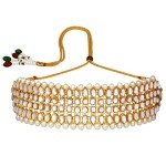 Kundan Beaded Choker Necklace and Earring Set