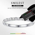 Baguette Moissanite Wedding Band - 18K White Gold