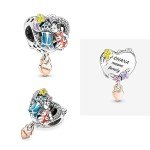 Oomibo 925 Sterling Silver Charm Beads for Bracelets