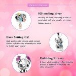 Oomibo 925 Sterling Silver Charm Beads for Bracelets