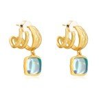 Montana West x Wrangler Retro Gold Dangle Earrings