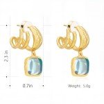 Montana West x Wrangler Retro Gold Dangle Earrings