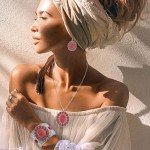 Turquoise Howlite Boho Jewelry Set for Women