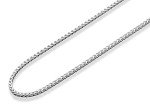 Italian 925 Sterling Silver 2mm Franco Chain Necklace