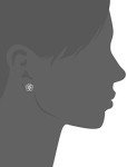 Sterling Silver Aquamarine Flower Stud Earrings