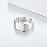 Raymard Men's 925 Silver High Polished Signet Ring