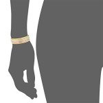 Edforce 7-Piece Glossy Bangle Bracelet Set