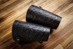 Handmade Leather Viking Wrist Cuffs and Bracers