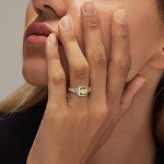 Peridot Butterfly Ring in Sterling Silver Size 10