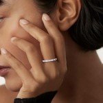 Blue Topaz & Cubic Zirconia Women's Ring