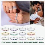 Blue Topaz & Cubic Zirconia Women's Ring