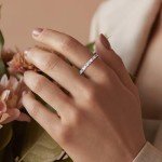 Blue Topaz & Cubic Zirconia Women's Ring