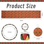 6-Piece African Print Girl's Skirt and Accessories Set