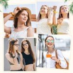 Colorful Acrylic Square Bangle Bracelets - Set of 4