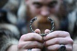 Men's Adjustable Viking Wolf Bracelet - Norse Jewelry