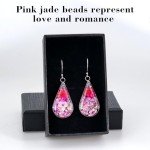 Teardrop Pressed Flower Earrings in Sterling Silver