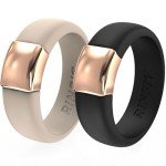 Rinfit Women's Silicone Wedding Bands - Two Colors