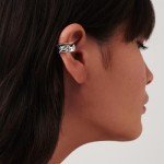 Sterling Silver Turtle Ear Cuff Earrings, Adjustable