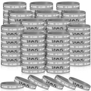 200 Pcs Christian Wristbands - Faith and Hope