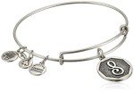 Alex and Ani Silver Initial "S" Expandable Bangle