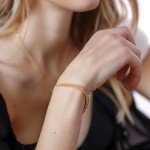 14K Gold Cuban Link Bracelets for Men & Women