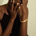 Gold Chunky Snake Chain Bangle Bracelets Set