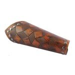 Viking Style Faux Leather Arm Gauntlet Bracer