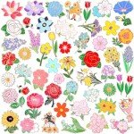 Ceenna 100 Pcs Floral Enamel Pins Set