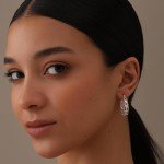 Sterling Silver Chunky Heart Hoop Earrings