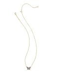 Kendra Scott Gold-Plated Lillia Blue Crystal Necklace