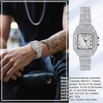 Men's 5-Piece Silver Hip Hop Jewelry Set