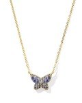 Kendra Scott Gold-Plated Lillia Blue Crystal Necklace