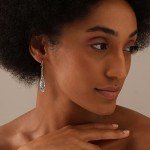 Sterling Silver Retro Filigree Drop Earrings