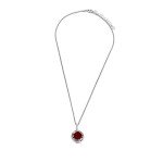 Sterling Silver Vintage Necklace with Cubic Zirconia